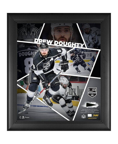 Drew Doughty Los Angeles Kings Framed 15'' x 17'' Impact Player Collage with a Piece of Game-Used Puck - Limited Edition of 500