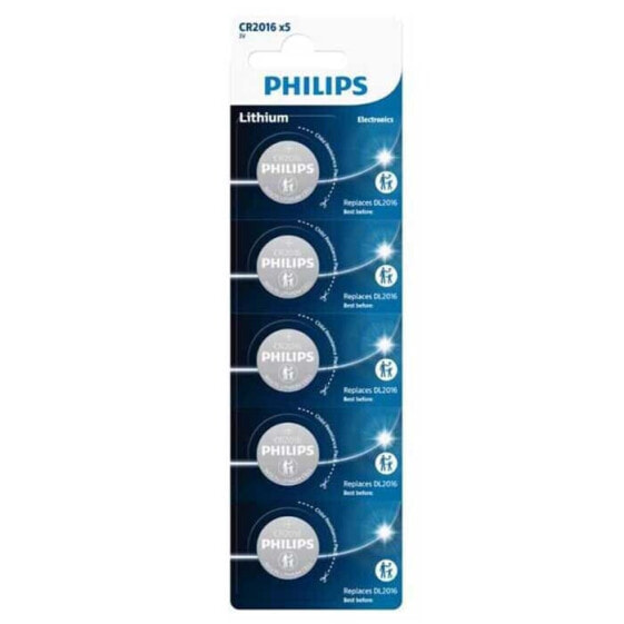 PHILIPS CR2025 Button Battery 5 Units