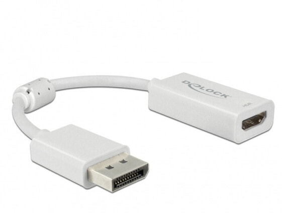 Delock 63936 - 0.1 m - DisplayPort - HDMI - Male - Female - Straight