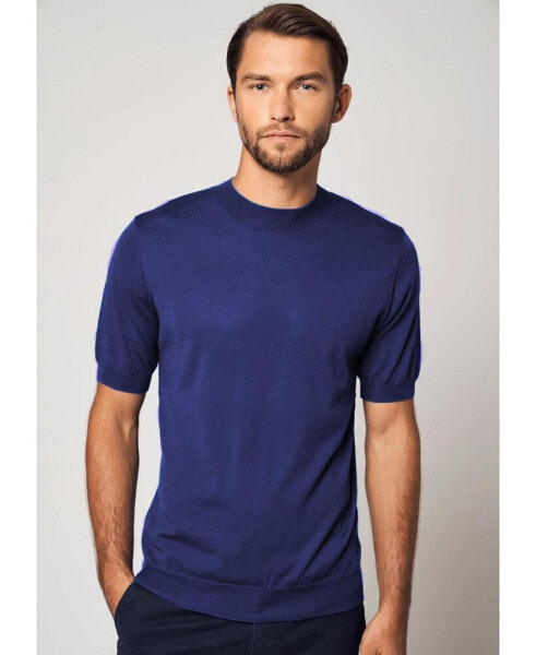 Bellemere Men's Essential Cashmere Silk T-Shirt