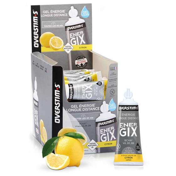 OVERSTIMS Energix 30gr 36 Units Lemon Energy Gels Box