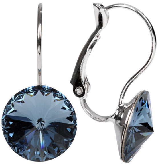 Elegant Rivoli Denim Blue earrings