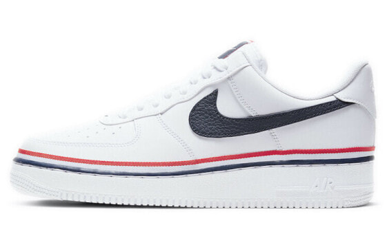 Nike Air Force 1 Low 低帮 板鞋 男女同款 白红蓝 / Кроссовки Nike Air Force 1 Low CJ1377-100