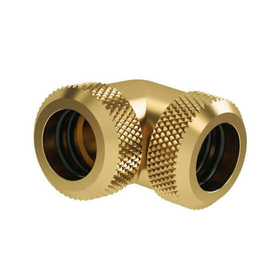 Barrow Multi-Link Adapter 90 Grad 12mm AD auf 12mm AD Hardtube - gold