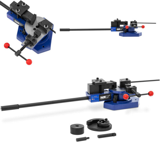 Гибочный станок для стержней и прямоугольников ручной 0-360 градусов 2 матрицы MSW