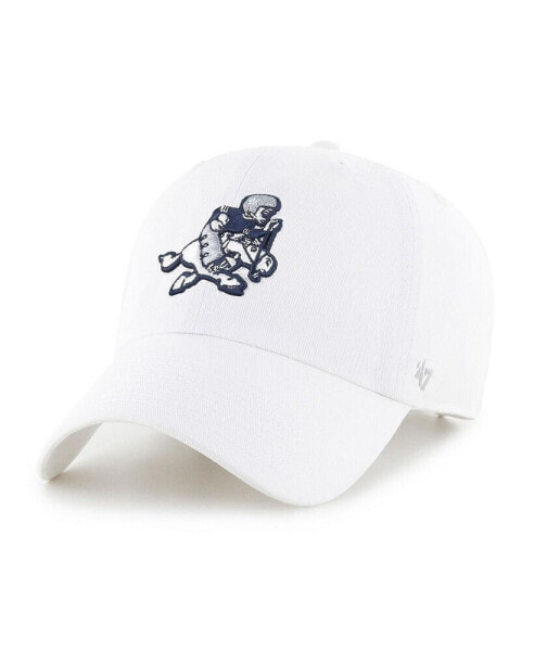 Men's White Dallas Cowboys Retro Joe II Clean Up Adjustable Hat