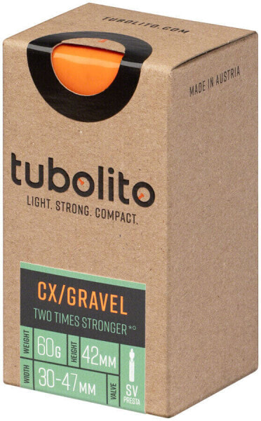 Tubolito Tubo CX/Gravel Tube - 700 x 30-40mm, 42mm Presta Valve