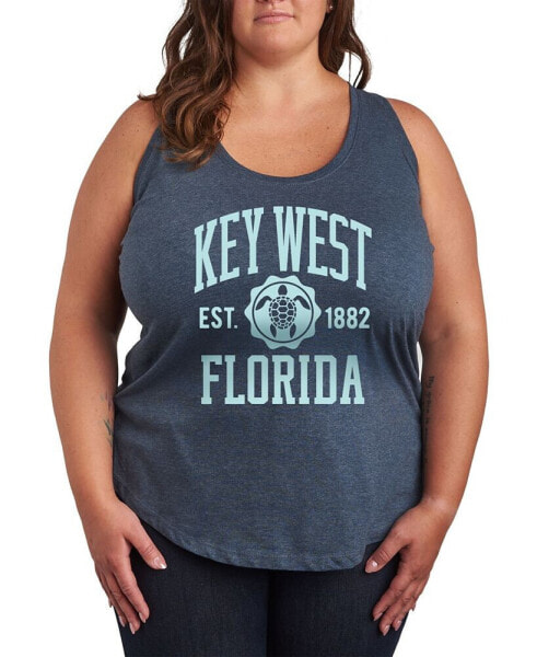 Key West Athletic Plus Size Graphic Tank