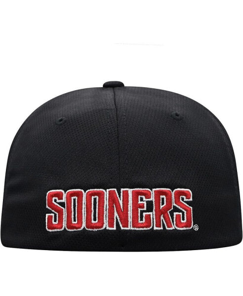 Men's Black Oklahoma Sooners Reflex Logo Flex Hat