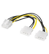 Wentronic CAK S-15 2x 5.25 > 8 pin PCI-Expr - Male - Female - Multicolour