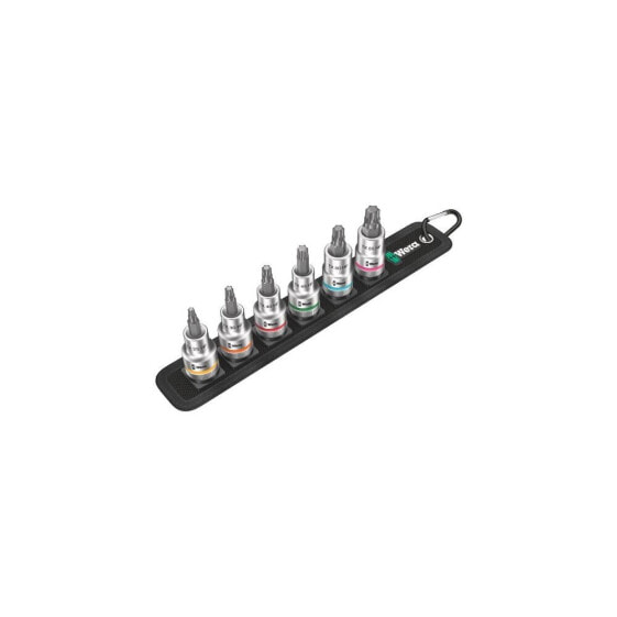 Wera Steckschlüsselsatz Belt C 3 TORX® HF Zyklop 6-teilig 1/2" T25 - T55