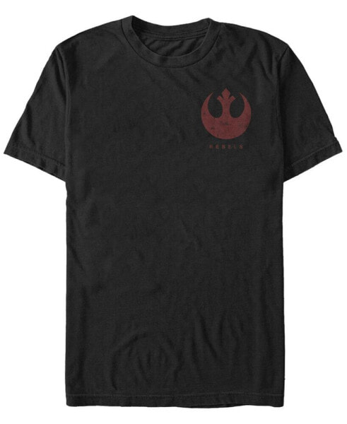 Star Wars Men's Rebels Pocket Badge Short Sleeve T-Shirt
