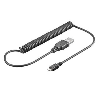 Goobay USB2 SP AMB SW - USB 2.0 Kabel A Stecker auf Micro B Stecker 1 m - Cable - Digital