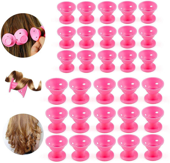 Hair Curlers Without Heat - Curlers Overnight - Pack of 30 40 items