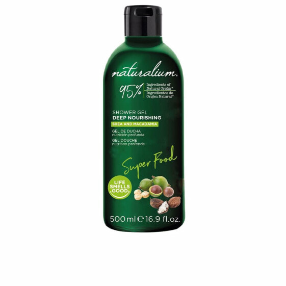 Naturalium Super Food Macadamia Nourishing Shower Gel Питательный гель для душа с маслом макадамии 500 мл