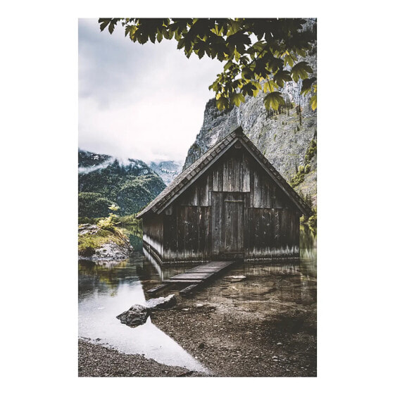 Wandbild House in the Mountains