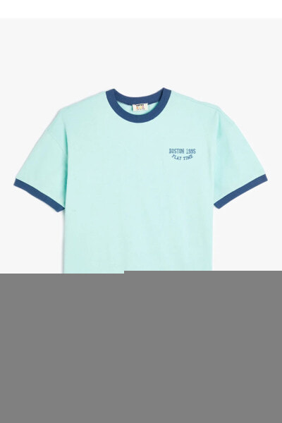 Yeşil Erkek T-Shirt 4SKB10265TK