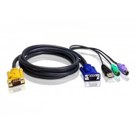 ATEN PS/2 USB KVM cable 3 m