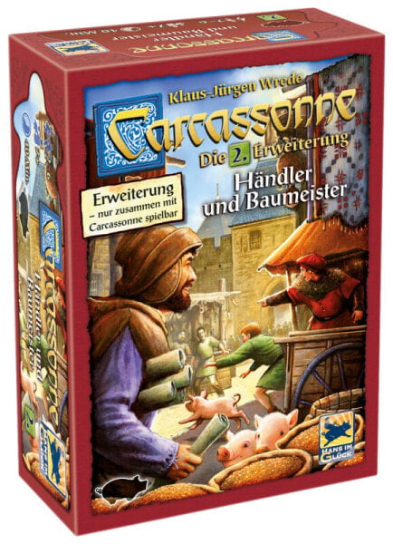 Настольная игра для компании Asmodee Carcassonne - Торговцы и строители