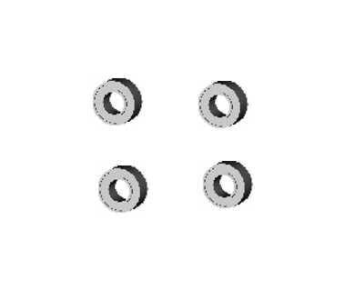 Himoto Oil bearings 8x4x3 - 4pcs  - 86087