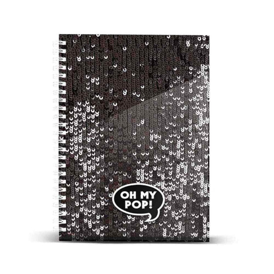 OH MY POP Shine Black Notebook