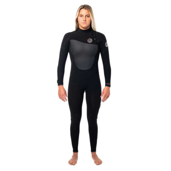 RIP CURL Flashbomb Heat Seeker Long Sleeve Free Zip Wetsuit 4/3 mm Woman