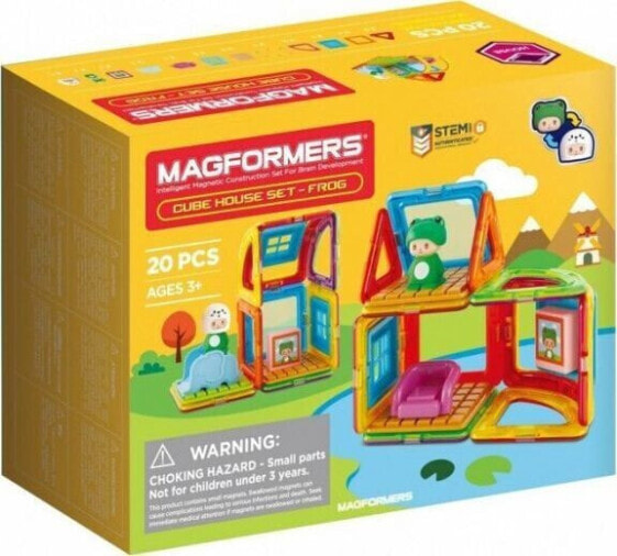 Конструктор MAGFORMERS Magformers Cube House Frog.