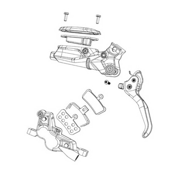 Запчасть SRAM Адаптер тормозного диска на заднее колесо 203 для крепления на пост 220