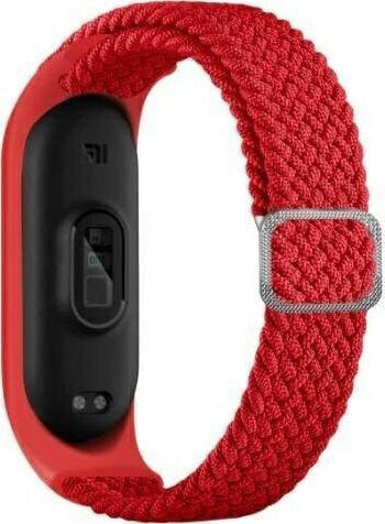 Beline Beline pasek Mi Band 5/6 Textile czerwony/red