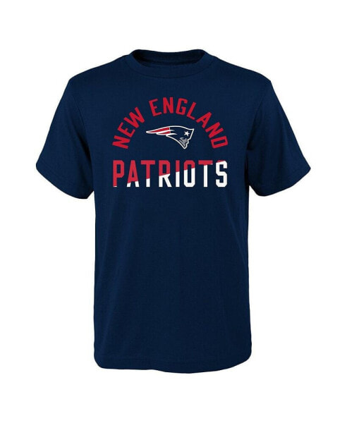 Big Boys Navy New England Patriots Halftime T-shirt