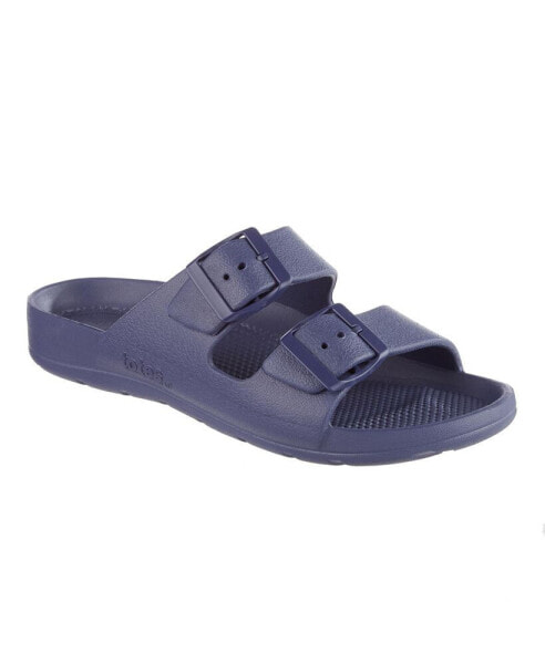 Women's Double Buckle Adjustable Slide with Everywear