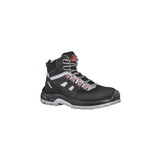 U.power Sicherheitsstiefel Cross Größe 46 schwarz/grau/rot S3 SRC EN ISO 20345 Veloursleder/Meshmaterial