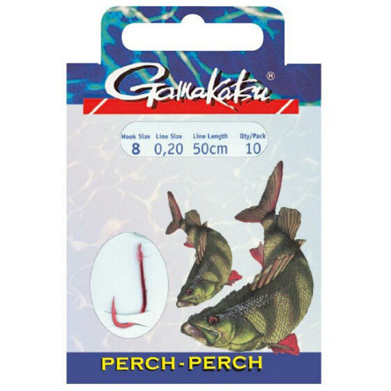 GAMAKATSU Booklet Perch 5260R Tied Hook 0.250 mm