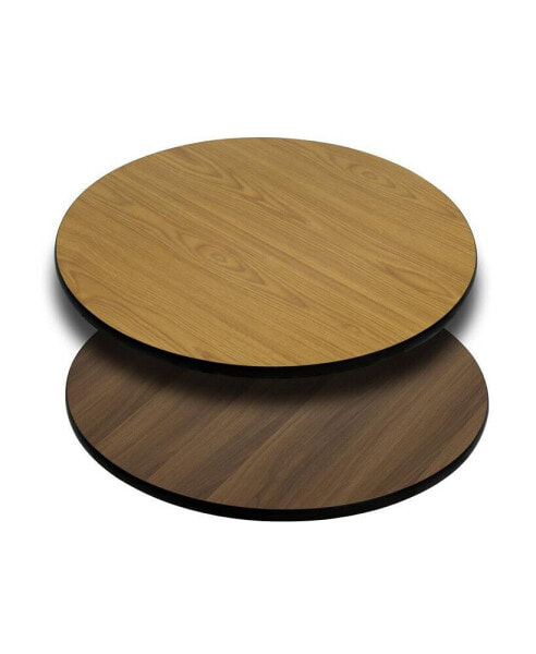 36" Round Table Top With Reversible Laminate Top