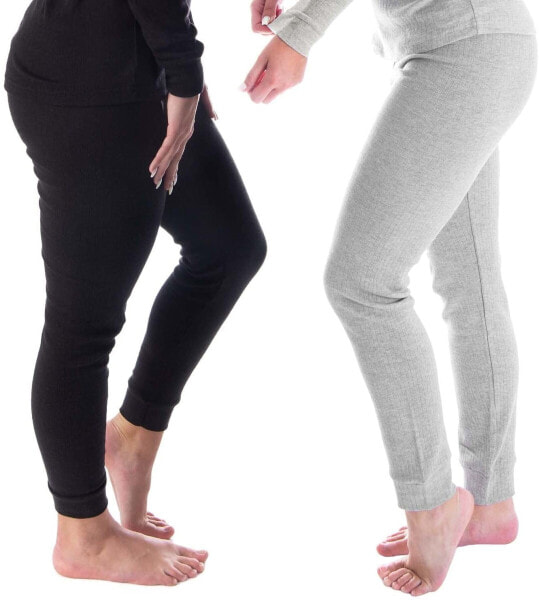 Black Snake Women's Thermal Underwear Set 2 Long Underpants Functional Underpants Thermal Underpants Pack of 2