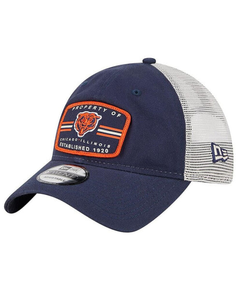 Men's Navy Chicago Bears Property Trucker 9TWENTY Adjustable Hat