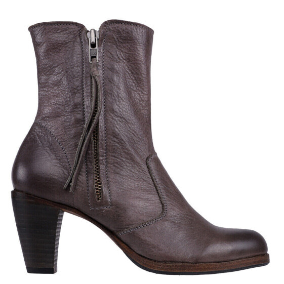 Blackstone Jl86 Zippered Womens Grey Casual Boots JL86-011