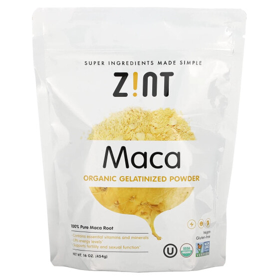 Суперфуд Мака, органический желатинизированный порошок Zint, 227 г