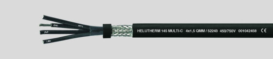 Helukabel HELUTHERM 145 MULTI-C - Low voltage cable - Black - Cooper - 7 x 1.5 mm² - 136 kg/km - DIN VDE 0482-332-3-22 - DIN EN 60332-3-22 - IEC 60332-3-22 - DIN VDE 0482-332-1-2 - Note DIN EN...