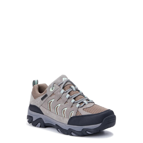 Ozark Trail WMOT23AC003 Women's Taupe/Gray Suede Athletic Hiking Shoes Size 8.5