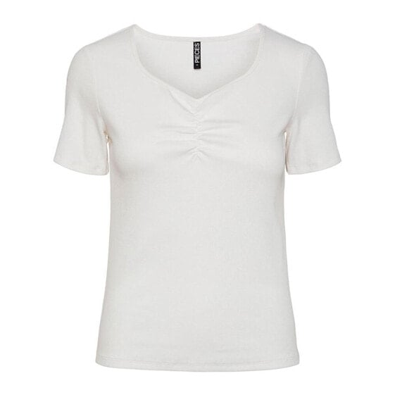PIECES Tania short sleeve v neck T-shirt