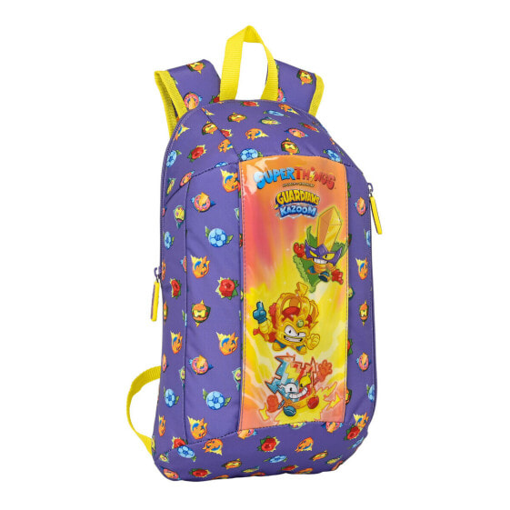 Детский рюкзак SuperThings Guardians of Kazoom Mini Фиолетовый Жёлтый (22 x 39 x 10 см)