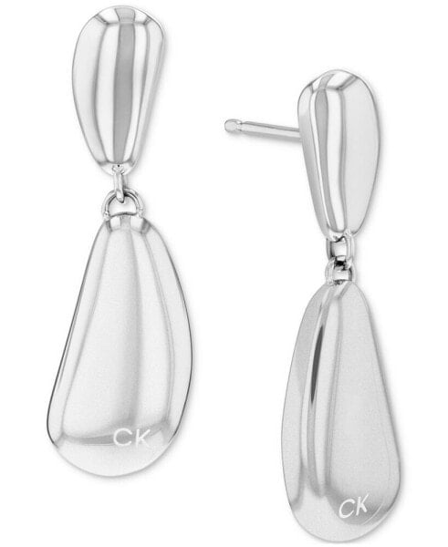 Stainless Steel Structural Drop Earrings