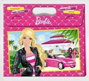 Zestaw książek z kredkami. Barbie (97569)