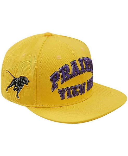 Men's Gold Prairie View A&M Panthers Evergreen Prairie View Snapback Hat