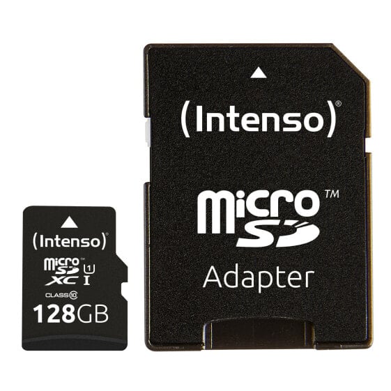 Intenso 128GB microSDXC - 128 GB - MicroSDXC - Class 10 - UHS-I - 90 MB/s - Class 1 (U1)