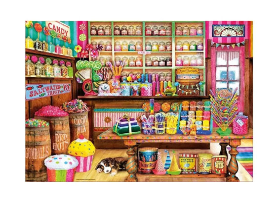 Puzzle The Candy Shop mit kleber