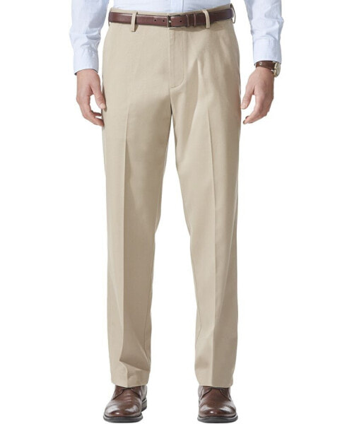 Men's Comfort Relaxed Fit Khaki Stretch Pants