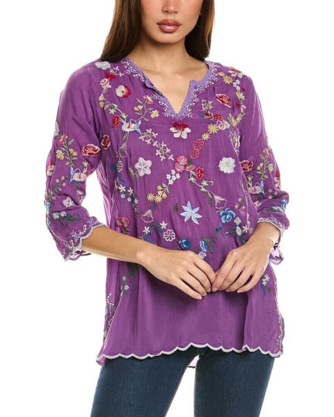 Johnny Was Daisy Petal Blouse Women's