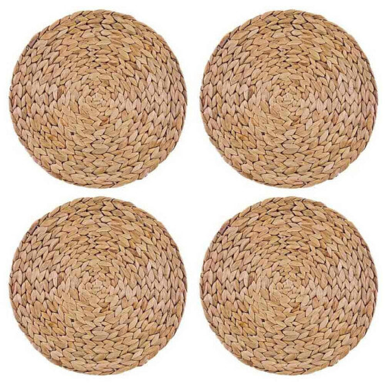 CREATIVE TOPS Water Hyacinth Pack Of 4 Round Placemats